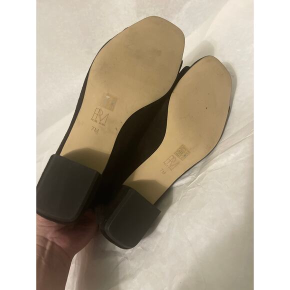 Pelle Moda Von Open Toe Ankle Boot Black Women's Size 7 Leather Zip Back - Picture 5 of 8